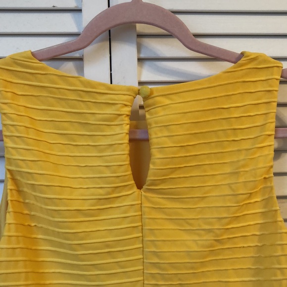 Marigold Yellow Peplum Top, size small - Picture 5 of 9